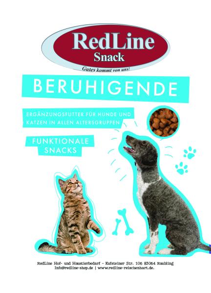 RedLine Snack Hunde- & Katzensnacks in allen Altersgruppen beruhigende Snacks 70 g